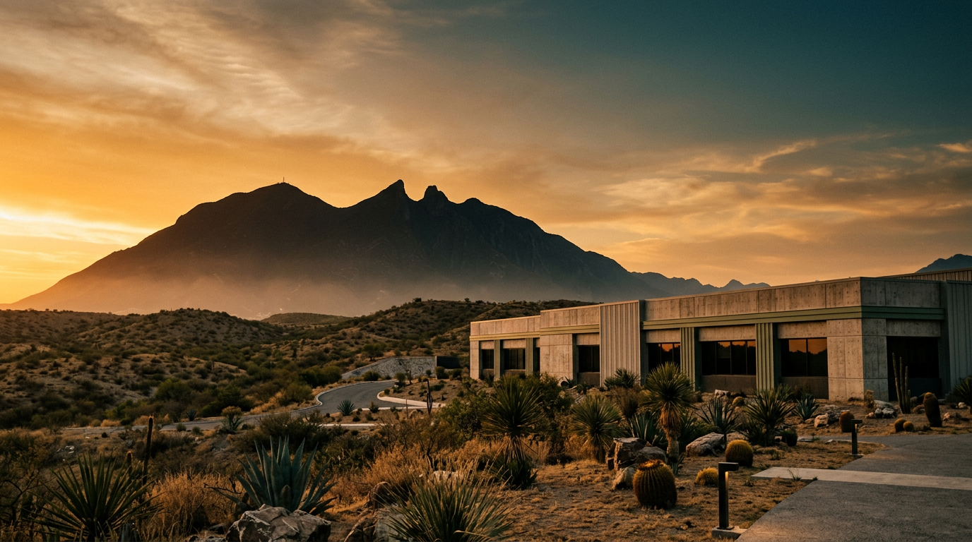 Monterrey landscape — Colibri AI Factory campus site
